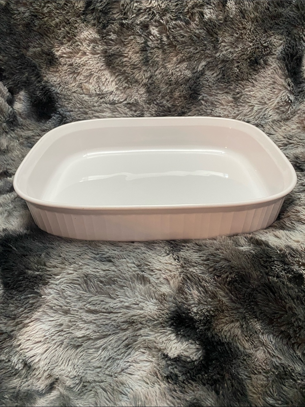 Vintage CorningWare French White rectangular lasagna F-21-B